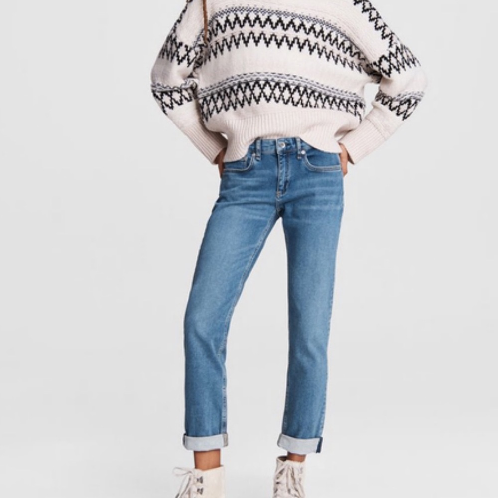 Rag and bone boyfriend jean, size 25
